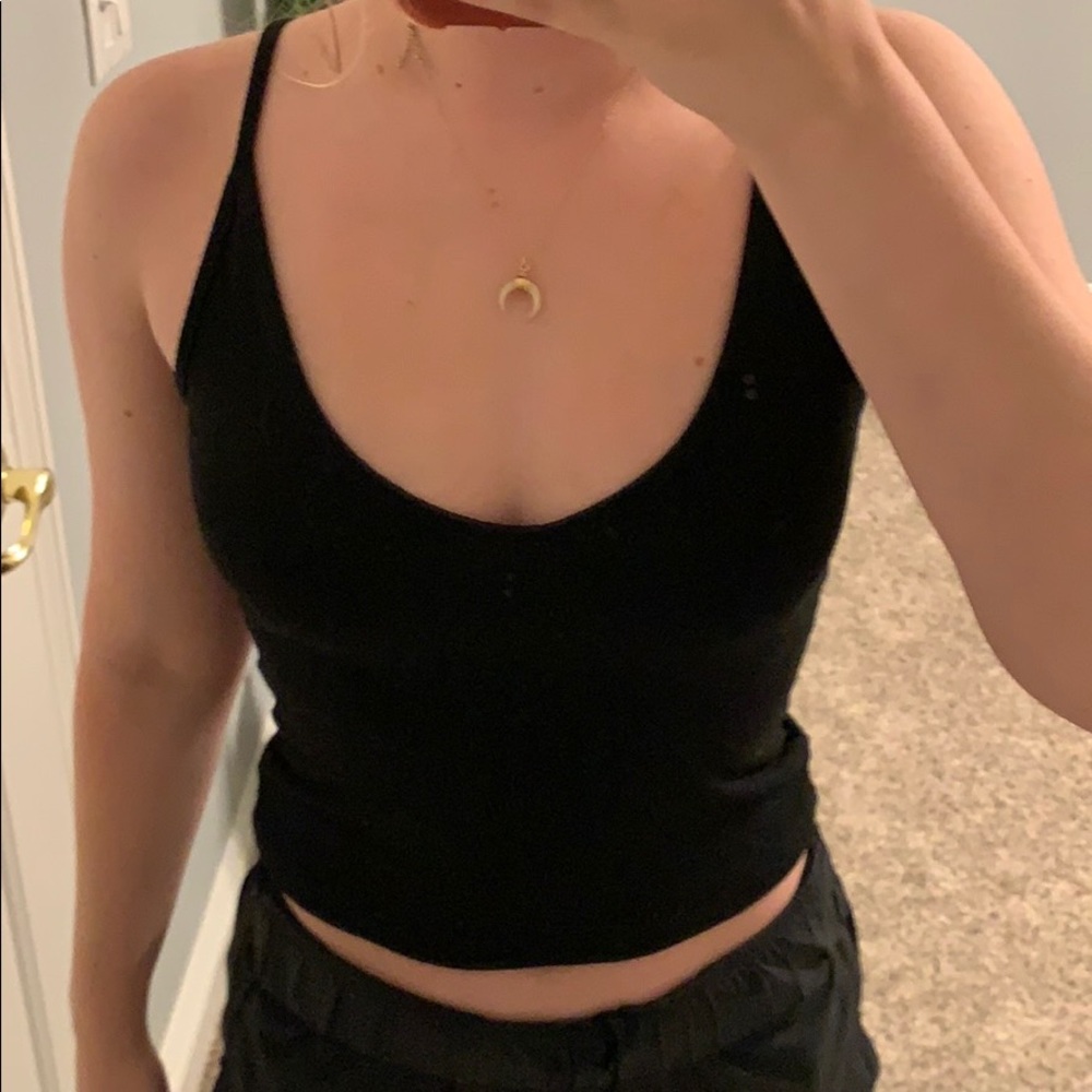 Black brandy tank top